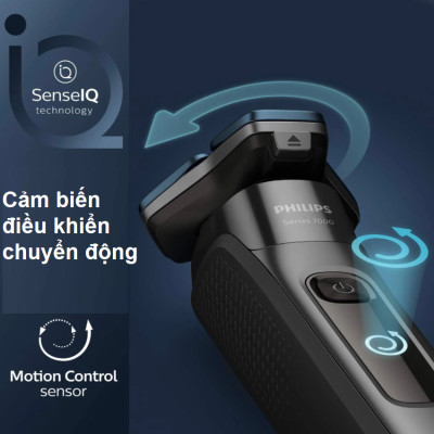 Máy cạo râu khô và ướt cao cấp thương hiệu Philips SkinIQ S5831/01 và S5832/01 - Hàng Nhập Khẩu