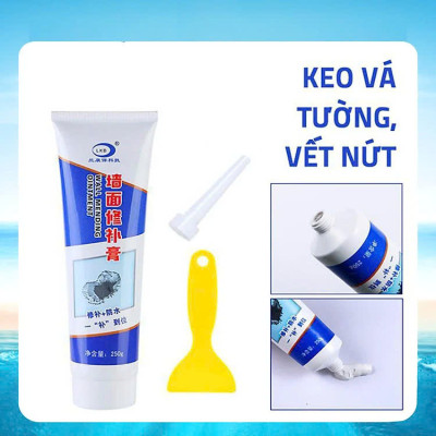 Keo vá tường,Keo trám vết nứt tường thông minh - Tặng kèm bộ dụng cụ KEO VÁ TƯỜNGFREESHIPKEO VÁ TƯỜNG NỨT CHUYÊN DỤNG VÁ VẾT THỦNG TƯỜNG NHÀ CAO CẤP CHỐNG NƯỚC CHỐNG MỐC TIỆN DỤNG