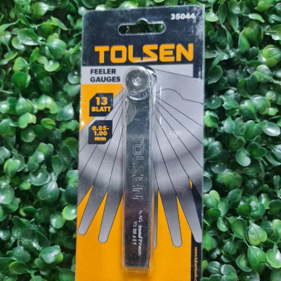 BỘ THƯỚC LÁ 13 LÁ TOLSEN 35044 - HÀNG CHÍNH HÃNG