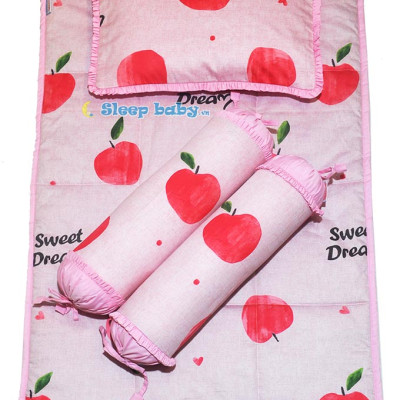 Bộ 4 món ga gối Sleep Baby Sweet Apple - F211