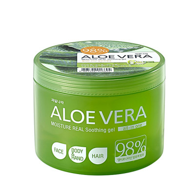 [Tặng móc khoá] Dưỡng da Aloe Natura Moisture Real Soothing Hàn Quốc 300ml 