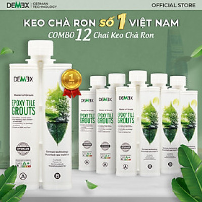 Combo 12 Chai Keo Chà Ron 2 Thành Phần - Keo Chít Mạch Chống Thấm, Không Chứa Chất Gây Ung Thư
