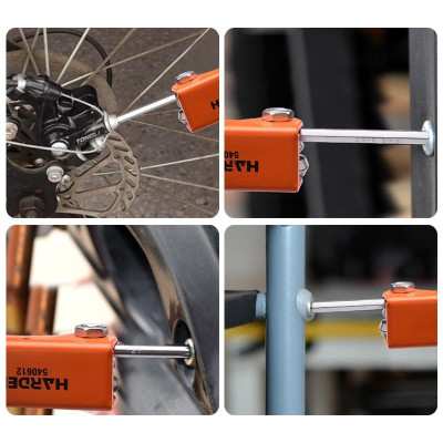 Bộ Lục Giác Gấp gọn 8 Trong 1 Thép Chrome Vanadium 540611 HARDEN