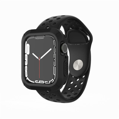 Ốp Case Chống Shock Viền Color cho Apple Watch Series 7 / Apple Watch Series 8 / Apple Watch Series 9 Size 41mm/45mm - Hàng Chính Hãng