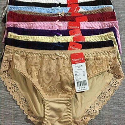 Bộ 10 Quần Lót Cotton Pha Ren Cao Cấp nhiều màu 03