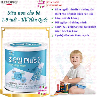 Sữa non cho bé từ 1-9 tuổi Ildong Plus 2 Hàn Quốc giúp trẻ phát triển trí não, xương, răng, tăng sức đề kháng, tiêu hóa tốt - QuaTangMe Extaste