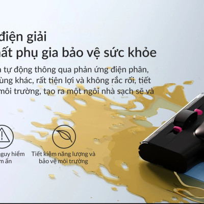 Máy hút bụi lau nhà Lydsto W1 lực hút 17000Pa thông minh tiện lợi - Hàng chính hãng