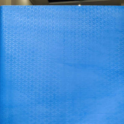 Decal dán kính mờ hình thoi mà xanh dương có sẵn keo - decal dán cửa kính văn phòng - decal dán cửa sổ Bibin