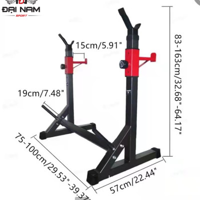 Bộ Giá Đỡ Tạ Đa Năng Điều Chỉnh GD165 Đại Nam Sport Nhập Khẩu