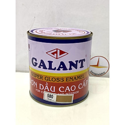 Sơn dầu Galant màu nâu New Brown 580 _0.8L