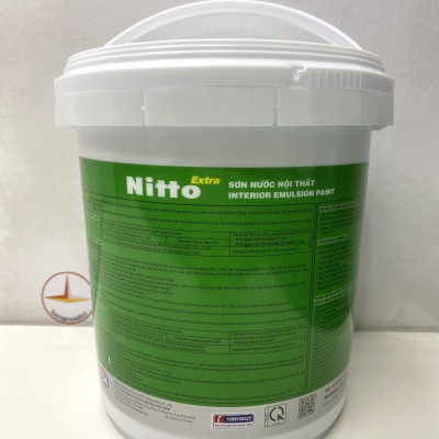 Sơn Nước Toa Nitto Extra nội thất trắng 100 _4L