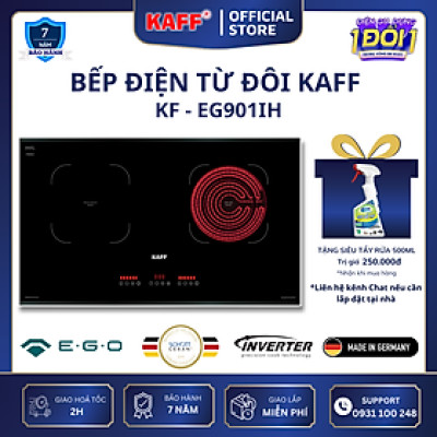 Bếp âm từ hồng ngoại đôi kết hợp nhập khẩu Germany KAFF KF-EG901IH - Hàng Chính Hãng