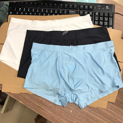Quần lót nam thun lạnh, sịp đùi nam cao cấp kiểu dáng boxer nam ôm sát, chất liệu su thoáng mát, mềm mịn và mỏng nhẹ, quần lót cạp nhỏ đơn giản với màu trơn QLW801
