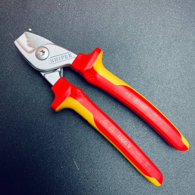 KỀM CẮT CÁP ĐỒNG NHÔM CÁCH ĐIỆN 1000V KNIPEX 95 16 160 | 95 16 160