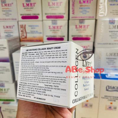 Kem LMEI Ngọc Trai - Collagen 25g - Làm Trắng - Giảm Thâm Nám - Trắng Da - Cải Thiện Da Tối Màu