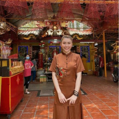 ĐỒ LAM ĐI CHÙA Tàu Lụa Cao Cấp