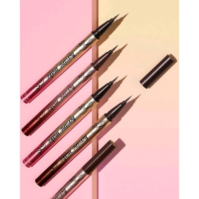 Bút Kẻ Mắt Nước Chống Trôi Không Lem Nét Kẻ Siêu Mãnh Màu Nâu Đen Kissme Heroine Make Eyeline (0.4 mL)