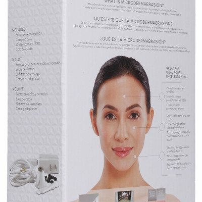 Máy siêu mài mòn kim cương cầm tay USA công nghệ Microdermabrasion, trẻ hóa da HoMedics MDA-100 nhập khẩu USA 