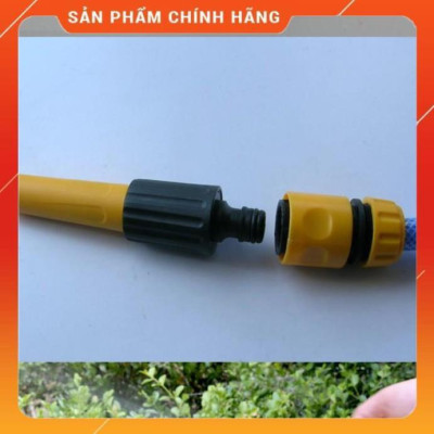 ️ Bộ dây vòi xịt nước rửa xe, tưới cây , tăng áp 3 lần, loại 20m 206622-5 cút sập,nối vàng + đai