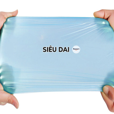 100 Túi Đựng Rác Văn Phòng Nylon Đen 5 Cuộn 150gr Túi Đựng Rác Tự Hủy Sinh Học 45x50CM Siêu Dai