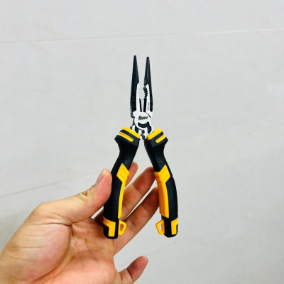 Kìm nhọn Kirito Japan cỡ 6 inch chính hãng chất liệu thép CRV không gỉ siêu cứng siêu bền