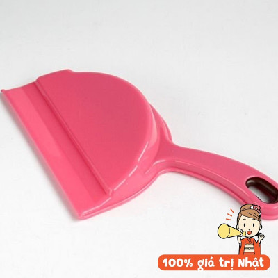 Thùng rác nhựa mini Yamada Dust Box + 01 Bộ chổi & xẻng hót rác Mini Echo Metal - Hàng nội địa Nhật Bản (Giao màu ngẫu nhiên)