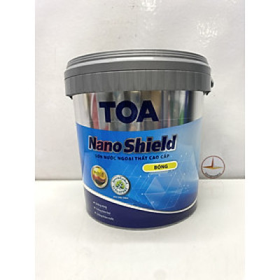 Sơn nước cao cấp Toa Nanoshield ngoại thất màu xanh 7410 _ 5L