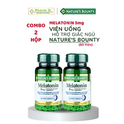 Combo 2 Hộp Viên Uống Hỗ Trợ Điều Hòa Giấc Ngủ NATURE
