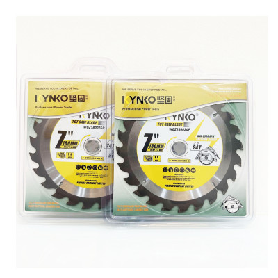 LƯỠI CƯA GỖ TCT 24 RĂNG đường kính phi Ø 180mm KYNKO WGZ180024P