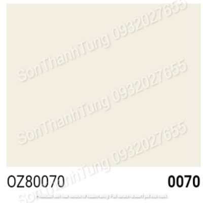 OEXPO ZOCO ANTI-FADE UV FOR EXTERIOR – SƠN NGOẠI THẤT CAO CẤP CHỐNG THẤM & BỀN MÀU VƯỢT TRỘI- OZ 80070