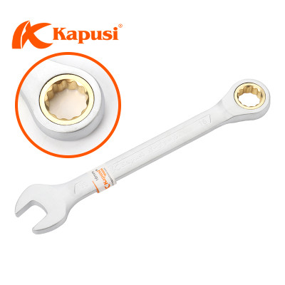 Cờ lê vòng miệng tự động Kapusi Japan nhiều size, thép CR-V chịu lực cao 50BV30, bánh cóc 72 răng