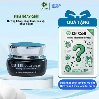 Kem Ngày GSIII Dr Cell 30g - Kem ngày GS3 dưỡng trắng bảo vệ da phục hồi da
