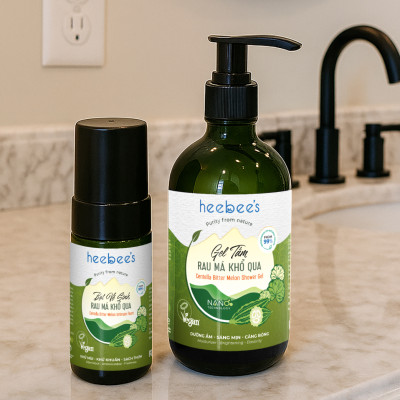 Bọt Vệ Sinh Rau Má Khổ Qua Rừng Thuần Chay Heebee