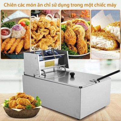 Bếp Chiên Nhúng Điện Ngập Dầu GDV Y06L (6 lít) - Hàng Chính Hãng