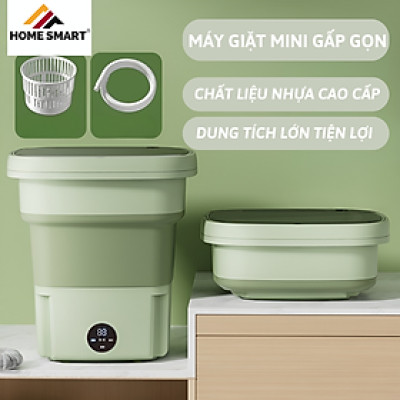 Máy Giặt Mini Tự Động Máy Giặt Gấp Gọn Khử Khuẩn Bằng Ánh Sáng Xanh SUMI