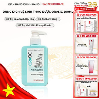 Dung dịch vệ sinh hằng ngày Orasic 200ml