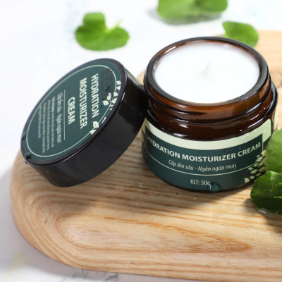 Hydration moisturizer cream, kem cấp ẩm kiềm dầu, chống mụn, dưỡng trắng da Wonmom 50g