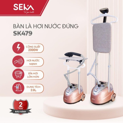 Bàn Là Cây Đứng Hơi Nước SEKA SK479 - Hàng Chính Hãng