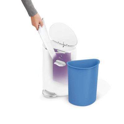 Thùng rác bán nguyệt Simplehuman 6L Colour Hàng chính hãng