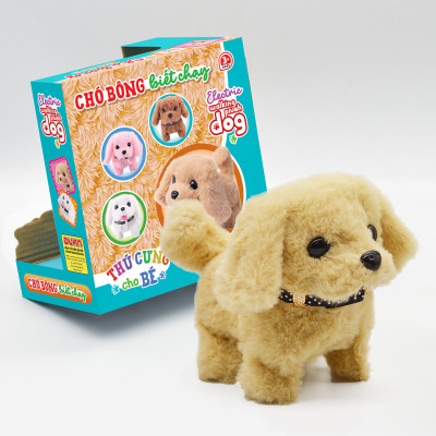 Đồ chơi Duka: Thú cưng cho bé - Chó bông biết chạy DK81319 ( Màu ngẫu nhiên )