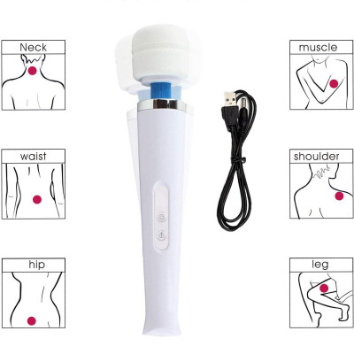 Máy Massage HV280 10 Cấp Độ Pin Sạc Tốc Độ Cao - Massager with 10 vibration patterns Powerful Speeds