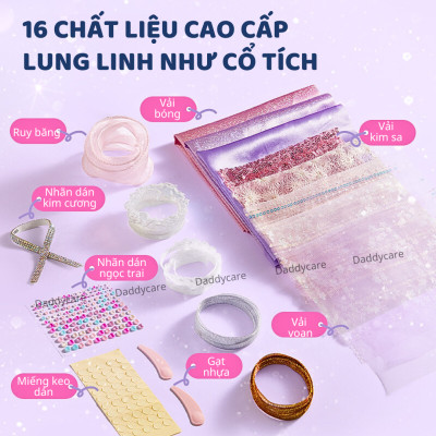 Đồ chơi thiết kế thời trang Clothing Design House, Dụng cụ may vá thủ công sáng tạo cho bé 4,5,6,7,8 tuổi