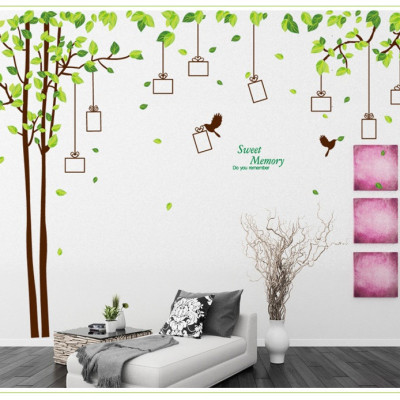Decal dán tường Cây treo ảnh 7 AmyShop DCX014 (210 x 275 cm)