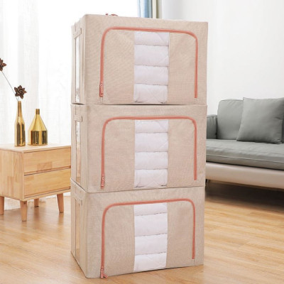 [HÀNG XUẤT KHẨU] Túi Đựng Chăn Mền Quần Áo Xuất Hàn Quốc 66L, 100L Khung Sắt Cao Cấp - Chính Hãng dododios