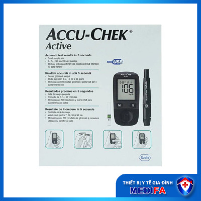Máy Kiểm Tra Đường Huyết Accu Chek Active