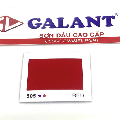 Sơn dầu Galant màu Red 505 _ 0.8L