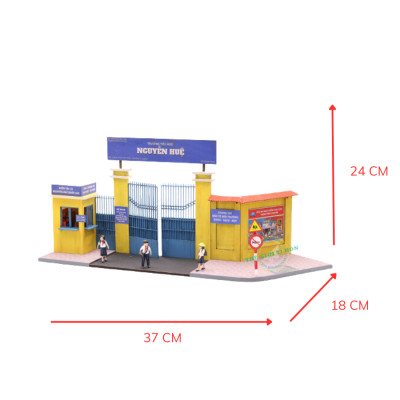 MÔ HÌNH TỰ LẮP RÁP DIY SÀI GÒN THU NHỎ - HỒI ỨC MÁI TRƯỜNG XƯA - GP02