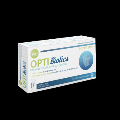 Dung Dịch Opti Biotics Youth Pharma Bổ Sung Lợi Khuẩn Đường Ruôt - Hộp 20 Ống (10ml/Ống)