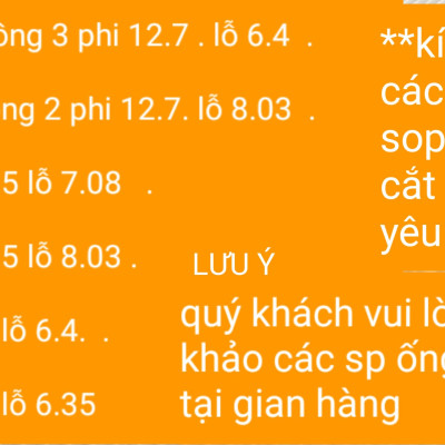 ỐNG 12.7 INOX (304) . LỖ TRONG 8.03 ( 2 ỐNG LỒNG 1 )