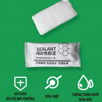 Set 10 Gói Xi Măng Dẻo Bịt Lỗ Điều Hòa, Hở Tường Nhà Chống Chuột, Chống Thấm Nước - HÀNG CHÍNH HÃNG MINIIN